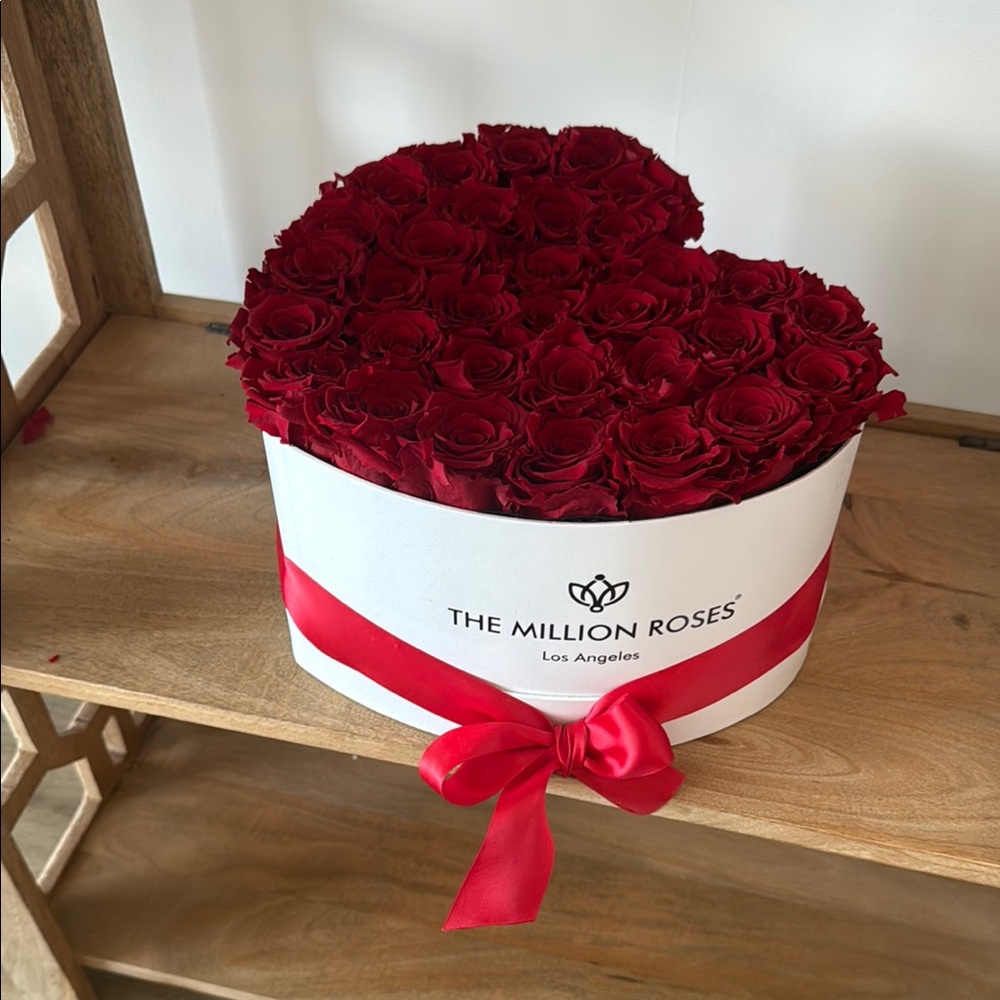 Heart Box with Red Roses, The Million Roses